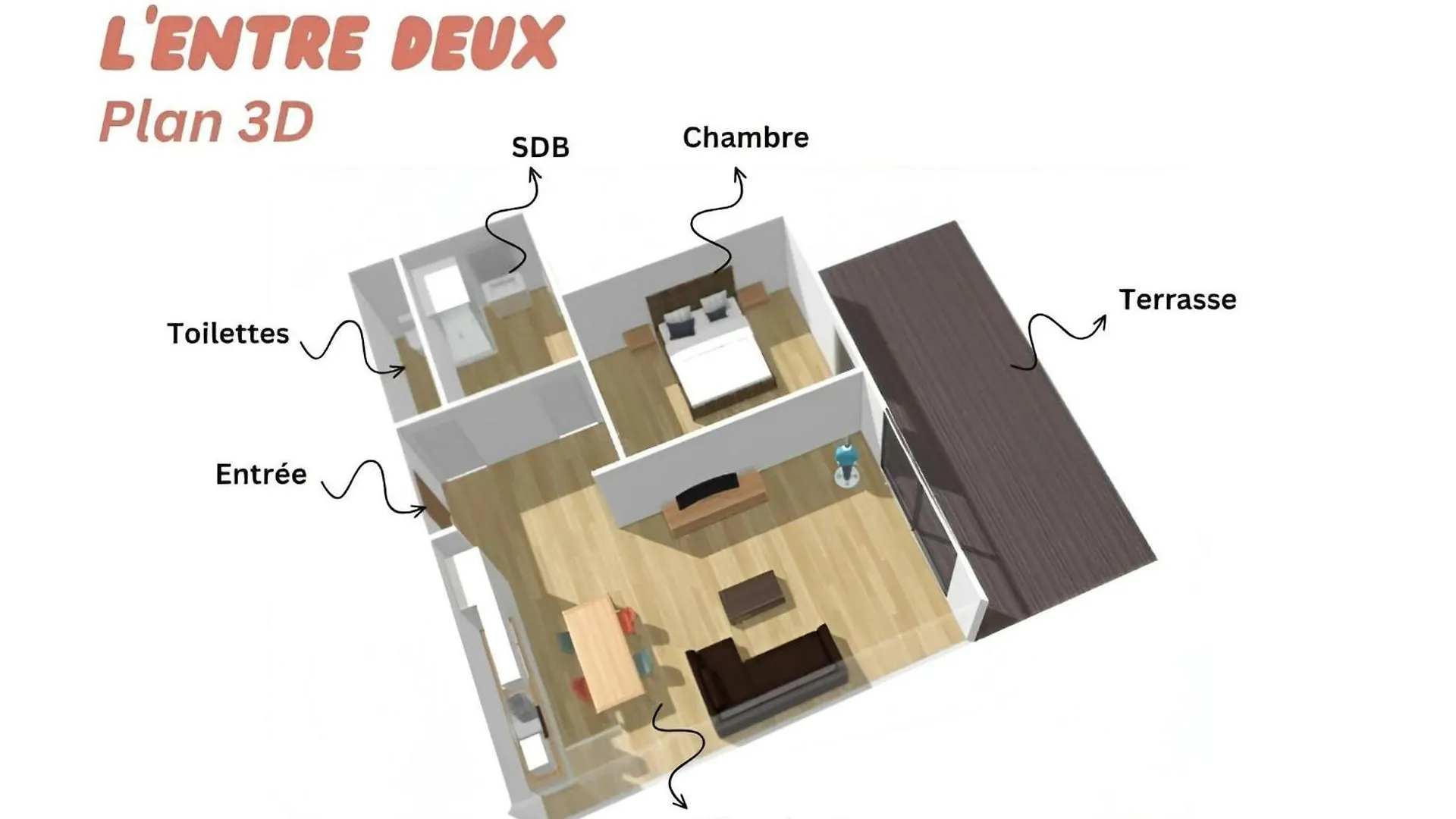 Apartament Lentre Deux : Havre De Paix Entre Nature Ville Rodez